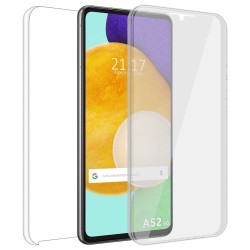 Funda Completa Transparente Pc + Tpu Full Body 360 para Samsung Galaxy A52 / A52 5G / A52s 5G 2