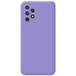 Funda Silicona Líquida Ultra Suave para Samsung Galaxy A32 4G color Morada 2