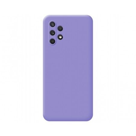 Funda Silicona Líquida Ultra Suave para Samsung Galaxy A32 4G color Morada