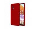 Funda Silicona Líquida Ultra Suave para Samsung Galaxy A32 4G color Roja