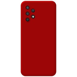 Funda Silicona Líquida Ultra Suave para Samsung Galaxy A32 4G color Roja 2