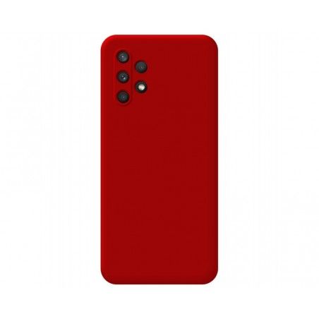 Funda Silicona Líquida Ultra Suave para Samsung Galaxy A32 4G color Roja