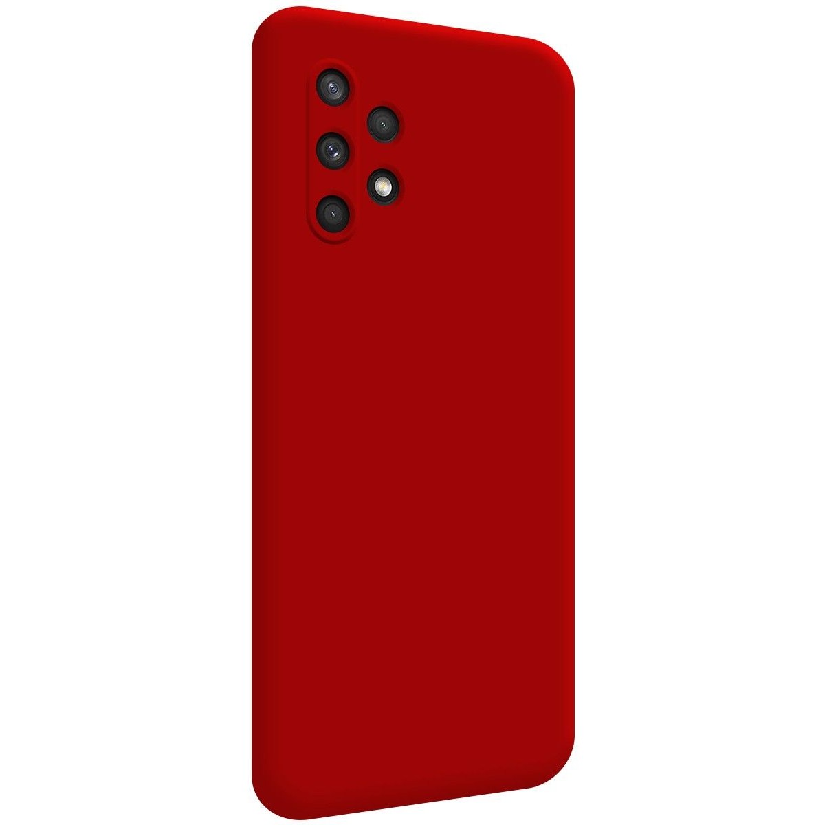 Funda Silicona Líquida Ultra Suave para Samsung Galaxy A32 4G color Roja