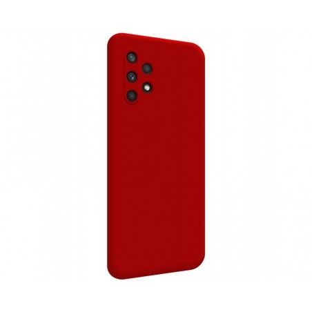Funda Silicona Líquida Ultra Suave para Samsung Galaxy A32 4G color Roja