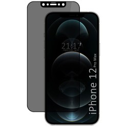 Protector Cristal Templado Completo 5D Antiespías para Iphone 12 Pro Max (6.7) Vidrio