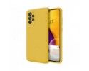 Funda Silicona Líquida Ultra Suave para Samsung Galaxy A72 Color Amarilla