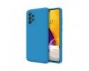 Funda Silicona Líquida Ultra Suave para Samsung Galaxy A72 Color Azul