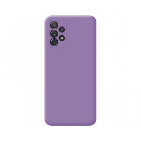 Funda Silicona Líquida Ultra Suave para Samsung Galaxy A72 Color Morada