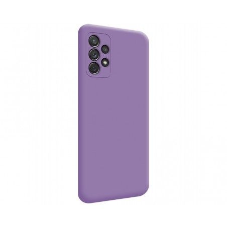 Funda Silicona Líquida Ultra Suave para Samsung Galaxy A72 Color Morada