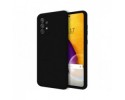 Funda Silicona Líquida Ultra Suave para Samsung Galaxy A72 Color Negra