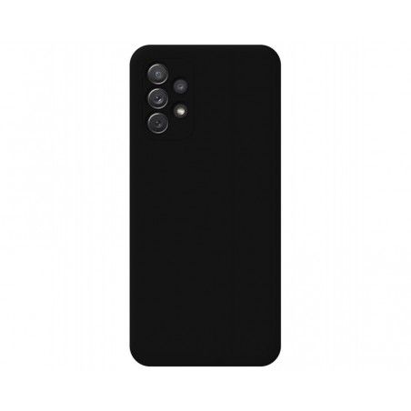 Funda Silicona Líquida Ultra Suave para Samsung Galaxy A72 Color Negra