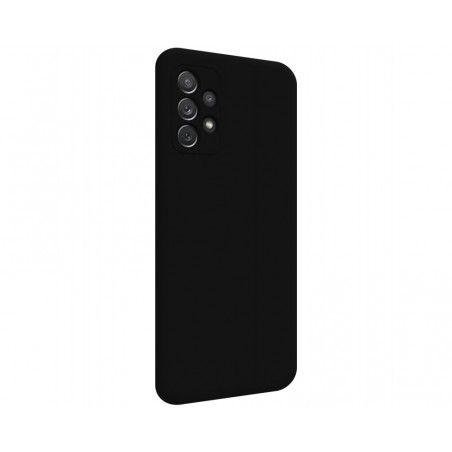 Funda Silicona Líquida Ultra Suave para Samsung Galaxy A72 Color Negra
