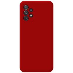 Funda Silicona Líquida Ultra Suave para Samsung Galaxy A72 Color Roja 2