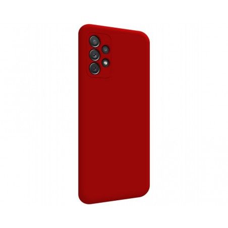 Funda Silicona Líquida Ultra Suave para Samsung Galaxy A72 Color Roja