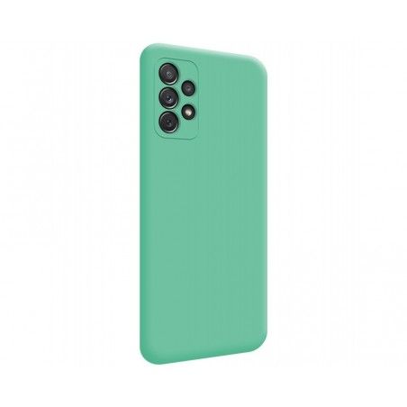 Funda Silicona Líquida Ultra Suave para Samsung Galaxy A72 Color Verde