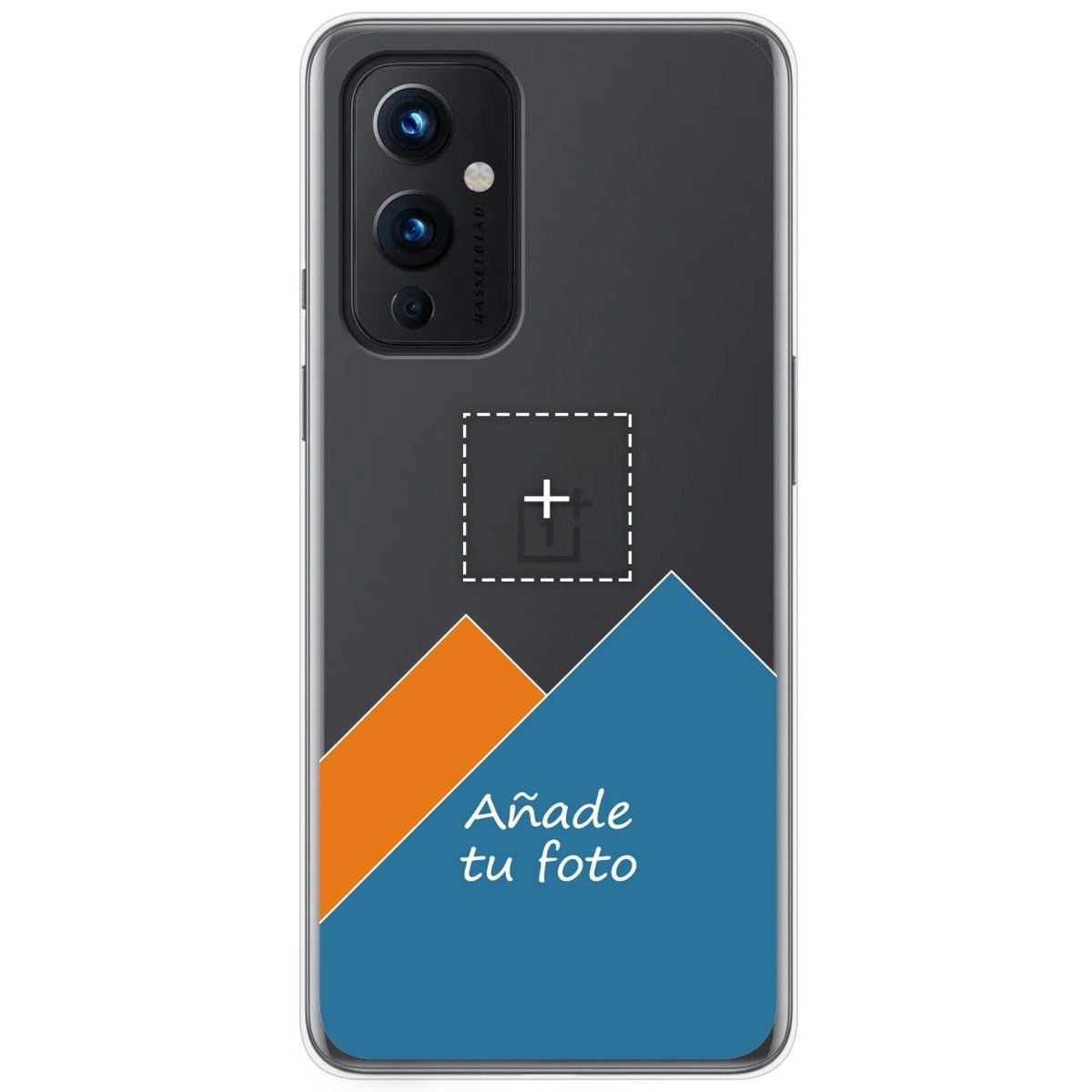 Personaliza tu Funda Gel Silicona Transparente con tu Fotografia para OnePlus 9 5G dibujo personalizada