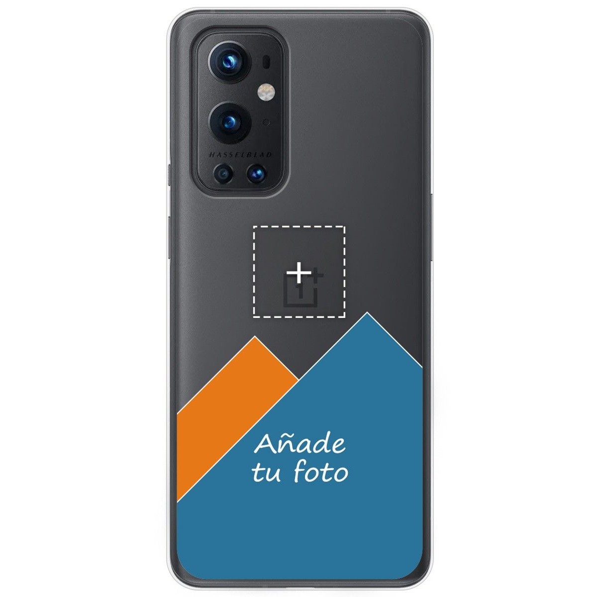 Personaliza tu Funda Gel Silicona Transparente con tu Fotografia para OnePlus 9 Pro 5G dibujo personalizada