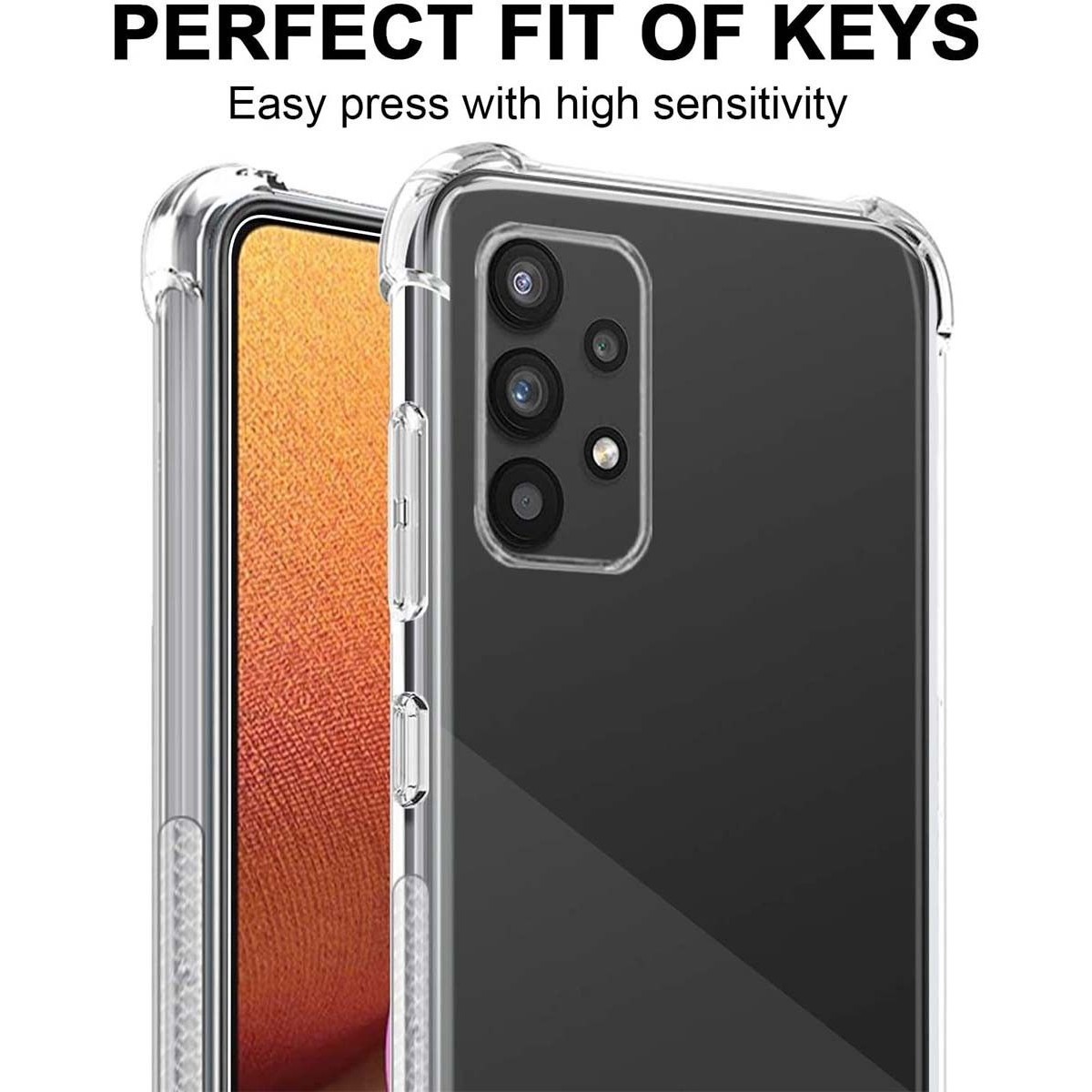 Funda Gel Tpu Anti-Shock Transparente para Samsung Galaxy A32 4G