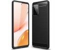 Funda Gel Tpu Tipo Carbon Negra para Samsung Galaxy A72