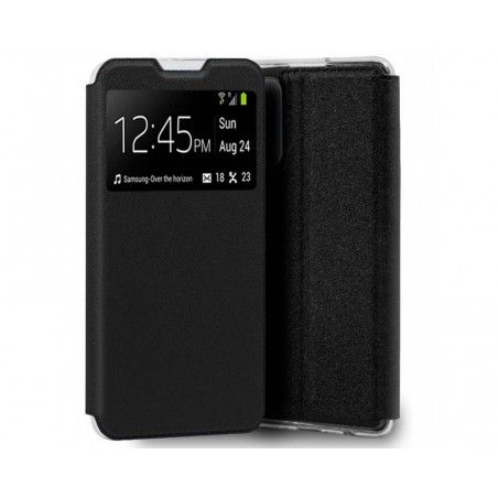 Funda Libro Soporte con Ventana para Xiaomi Redmi Note 10 / 10S color Negra