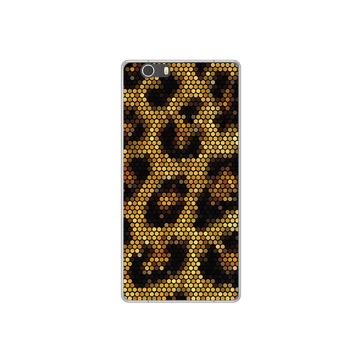 Funda Gel Tpu para Elephone M2 Diseño Leopardo Dibujos