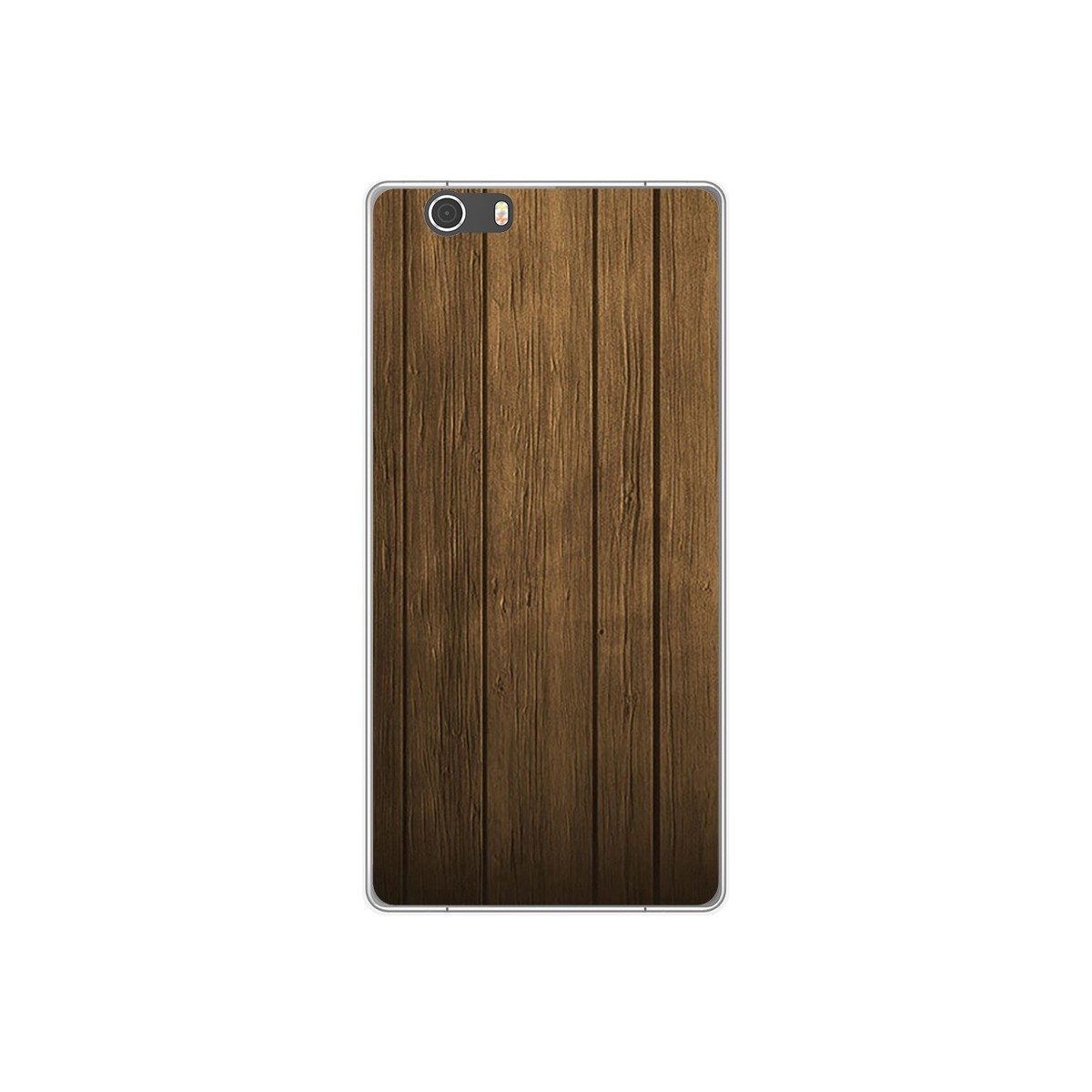 Funda Gel Tpu para Elephone M2 Diseño Madera Dibujos