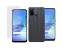 Pack 2 En 1 Funda Gel Transparente + Protector Cristal Templado para Oppo A53 / A53s