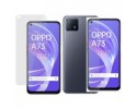 Pack 2 En 1 Funda Gel Transparente + Protector Cristal Templado para Oppo A73 5G
