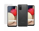 Pack 2 En 1 Funda Gel Transparente + Protector Cristal Templado para Samsung Galaxy A02s