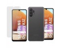 Pack 2 En 1 Funda Gel Transparente + Protector Cristal Templado para Samsung Galaxy A32 4G