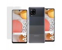 Pack 2 En 1 Funda Gel Transparente + Protector Cristal Templado para Samsung Galaxy A42 5G