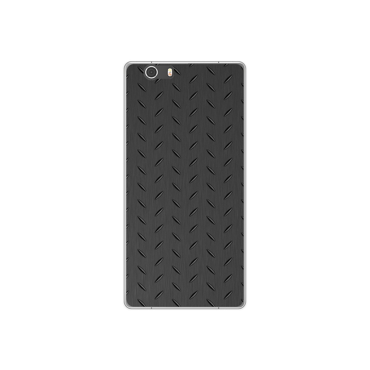 Funda Gel Tpu para Elephone M2 Diseño Metal Dibujos