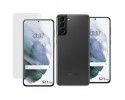 Pack 2 En 1 Funda Gel Transparente + Protector Cristal Templado para Samsung Galaxy S21+ Plus 5G