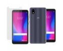 Pack 2 En 1 Funda Gel Transparente + Protector Cristal Templado para Zte Blade A3 2020