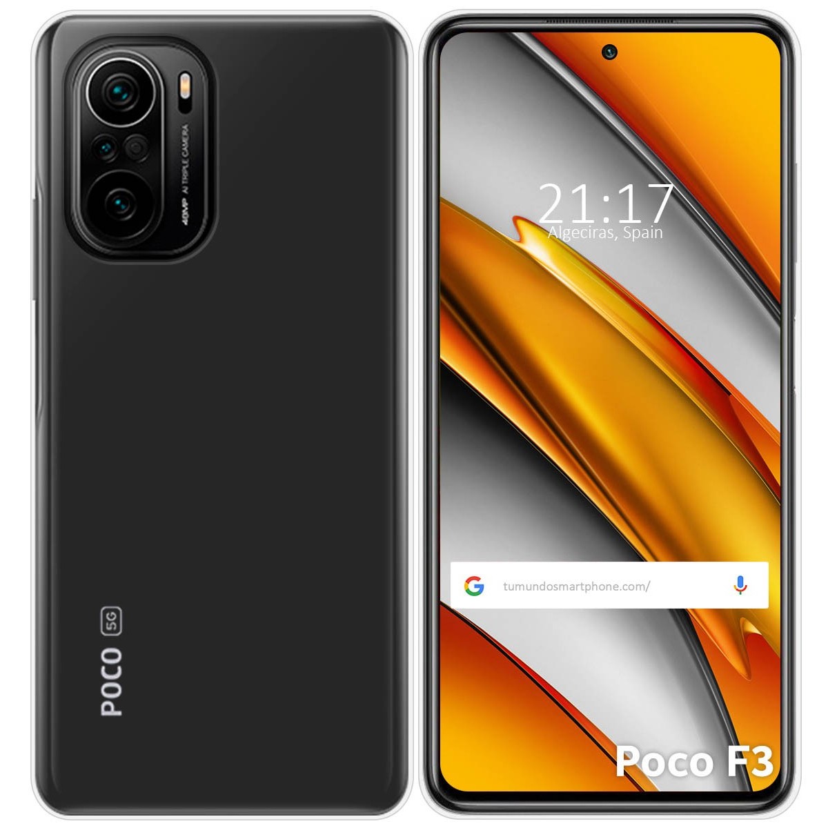 Funda Silicona Gel TPU Transparente para Xiaomi POCO F3 5G / Mi 11i 5G