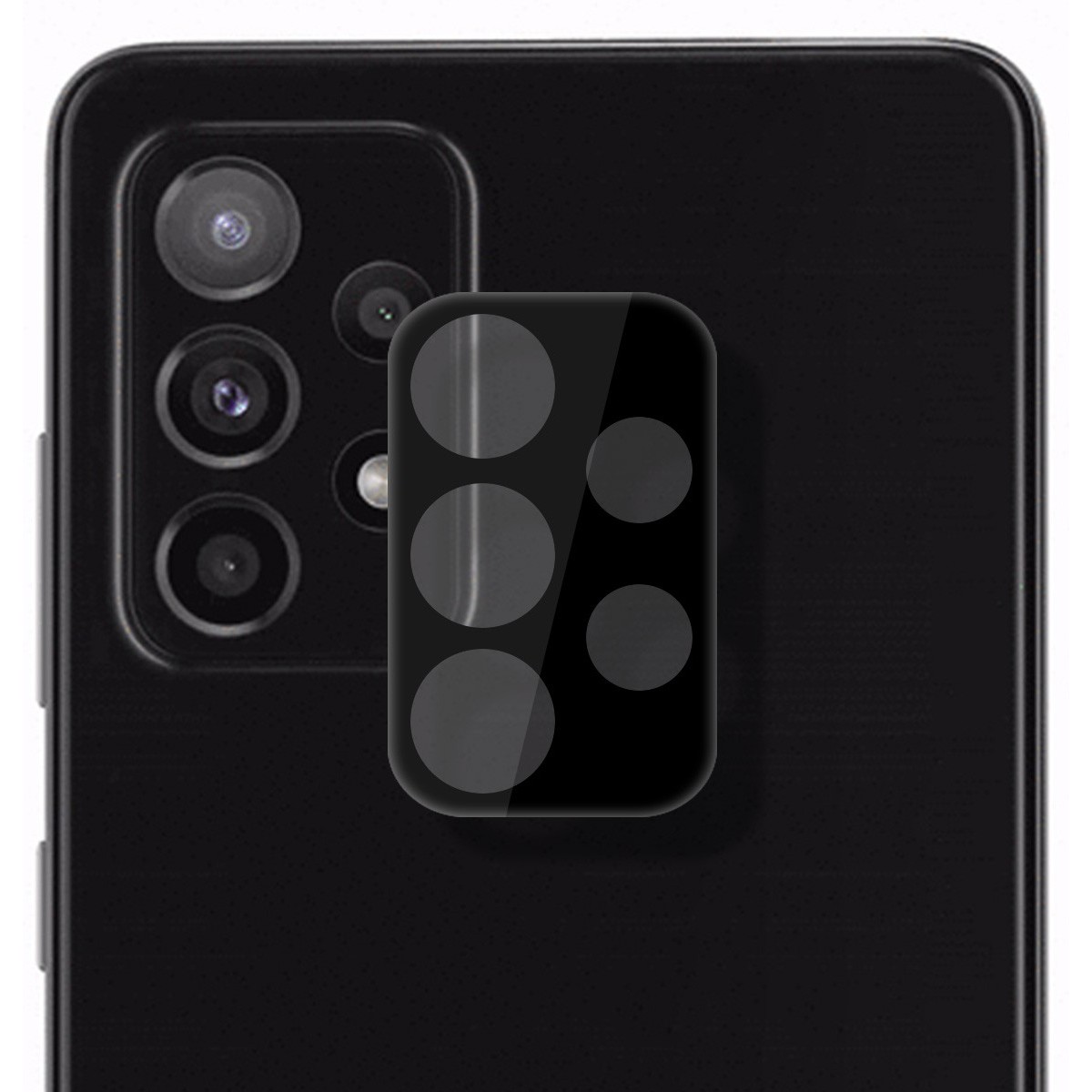 Protector Cristal Templado Cámara Trasera para Samsung Galaxy A52 / A52 5G / A52s 5G