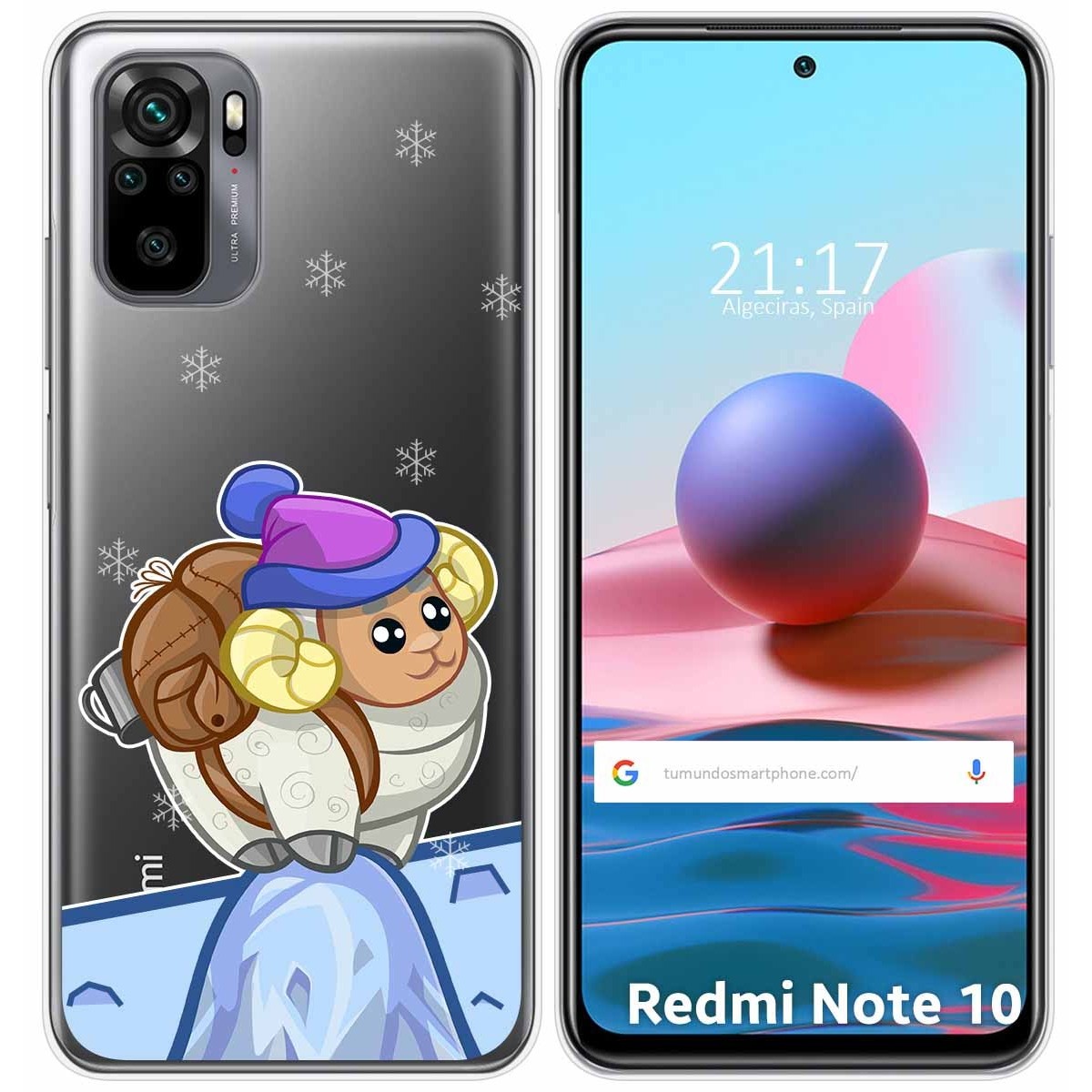 Funda Gel Transparente para Xiaomi Redmi Note 10 / 10S diseño Cabra Dibujos
