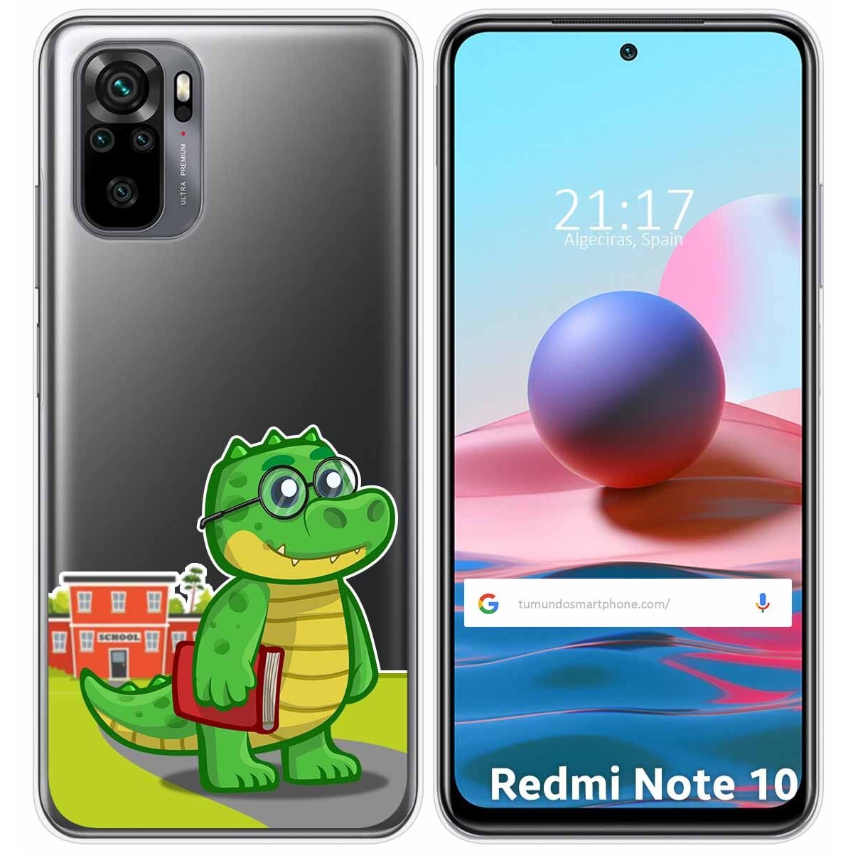 Funda Gel Transparente para Xiaomi Redmi Note 10 / 10S diseño Coco Dibujos