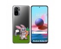 Funda Gel Transparente para Xiaomi Redmi Note 10 / 10S diseño Conejo Dibujos