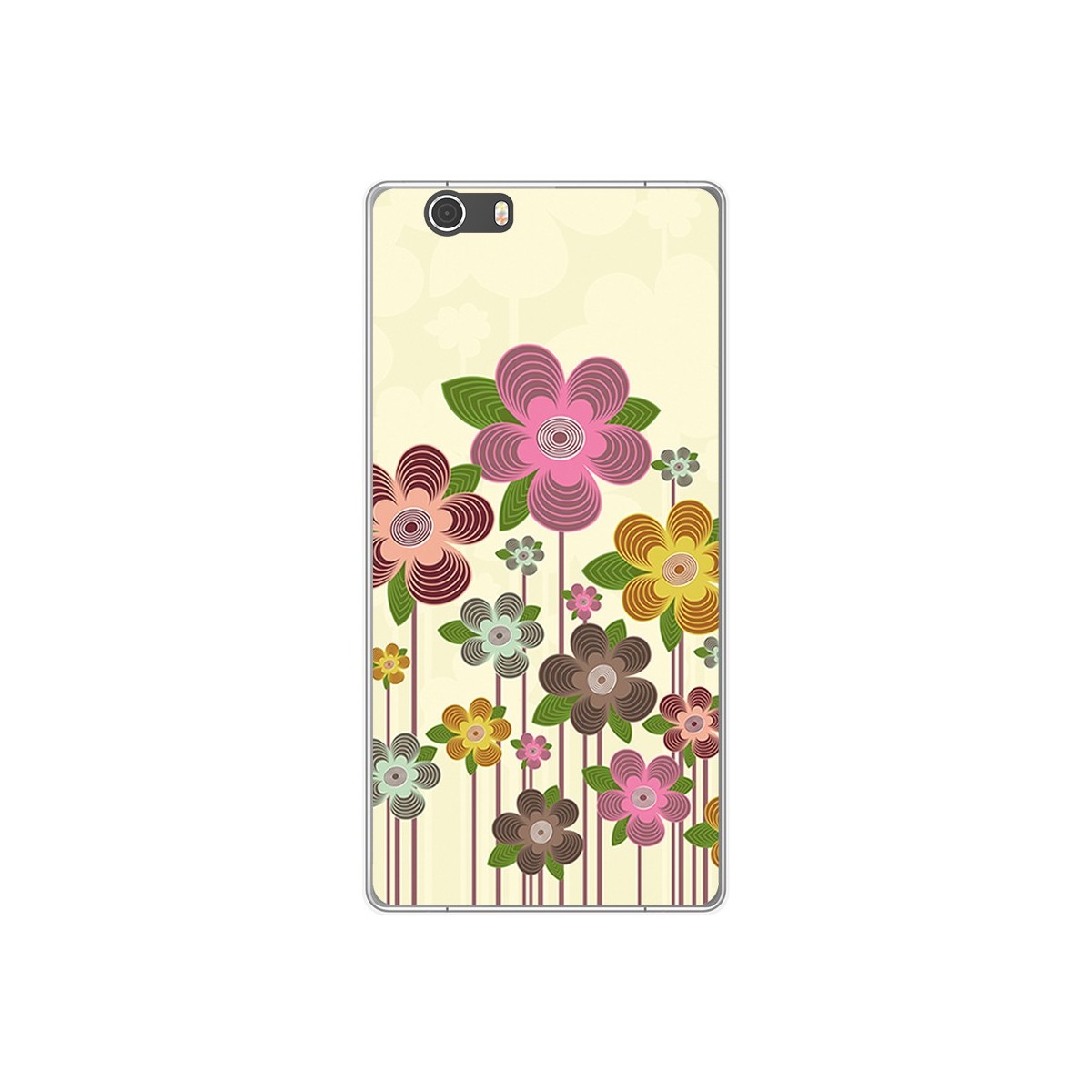 Funda Gel Tpu para Elephone M2 Diseño Primavera En Flor  Dibujos