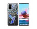 Funda Gel Transparente para Xiaomi Redmi Note 10 / 10S diseño Plumas Dibujos