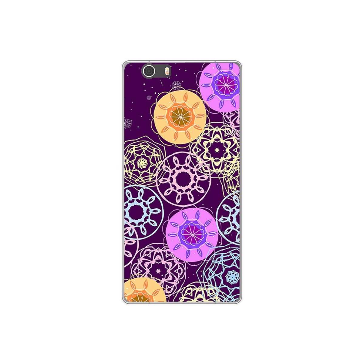 Funda Gel Tpu para Elephone M2 Diseño Radial Dibujos
