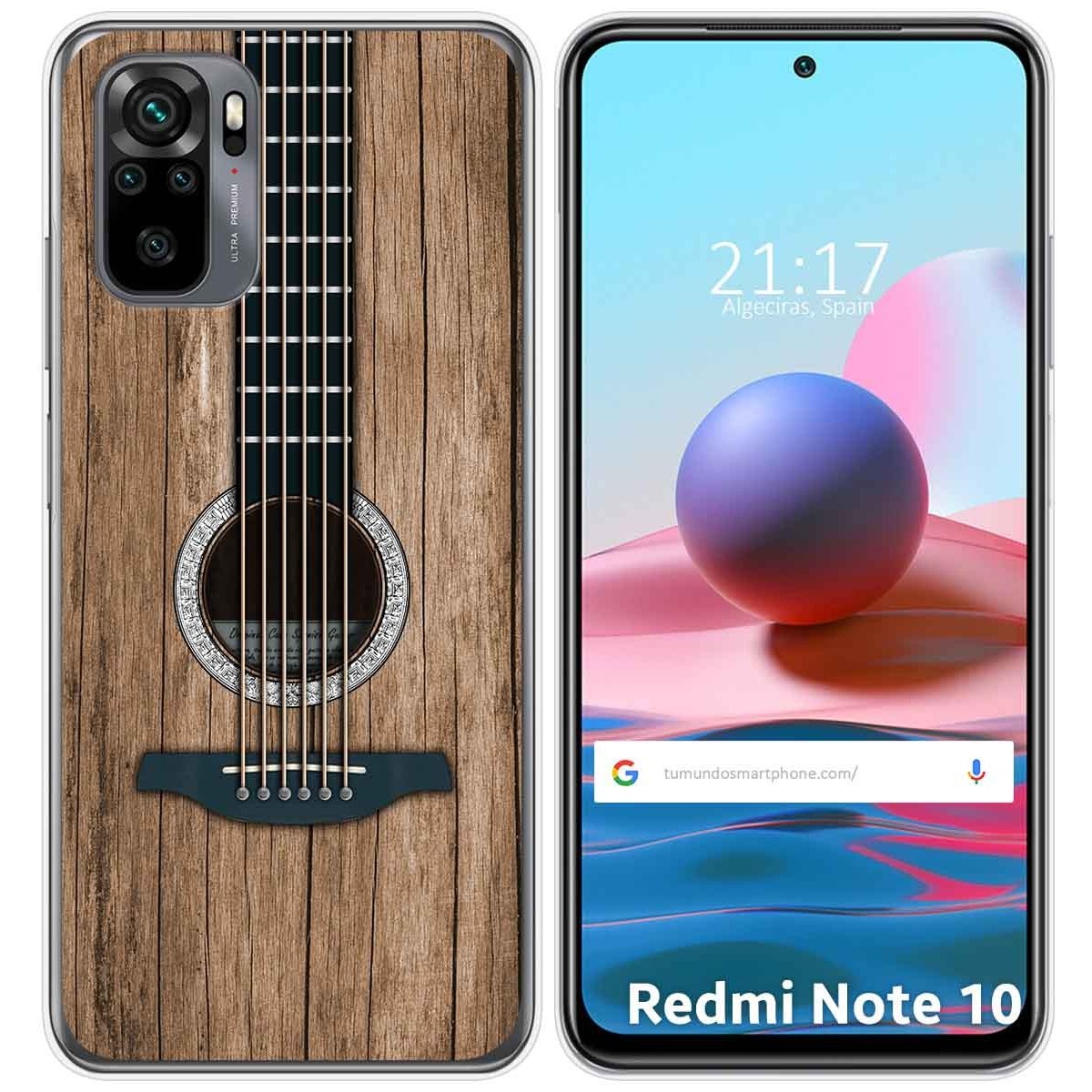Funda Gel Tpu para Xiaomi Redmi Note 10 / 10S diseño Madera 11 Dibujos