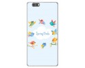 Funda Gel Tpu para Elephone M2 Diseño Spring Birds Dibujos