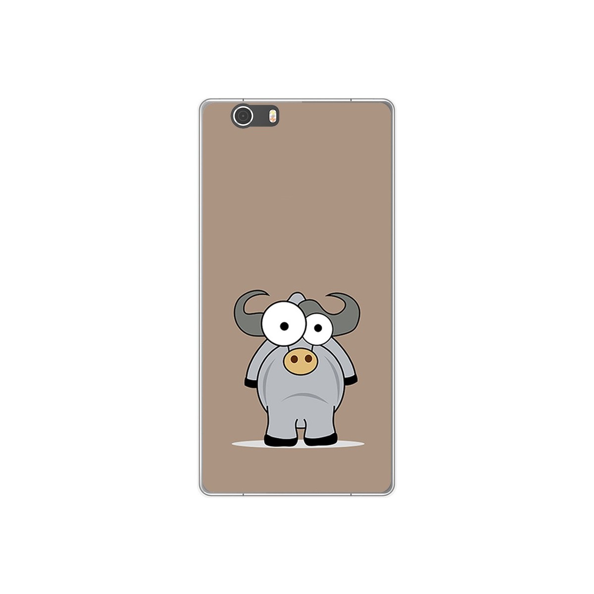 Funda Gel Tpu para Elephone M2 Diseño Toro Dibujos