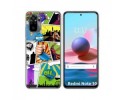 Funda Gel Tpu para Xiaomi Redmi Note 10 / 10S diseño Comic Dibujos