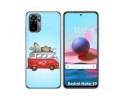 Funda Gel Tpu para Xiaomi Redmi Note 10 / 10S diseño Furgoneta Dibujos