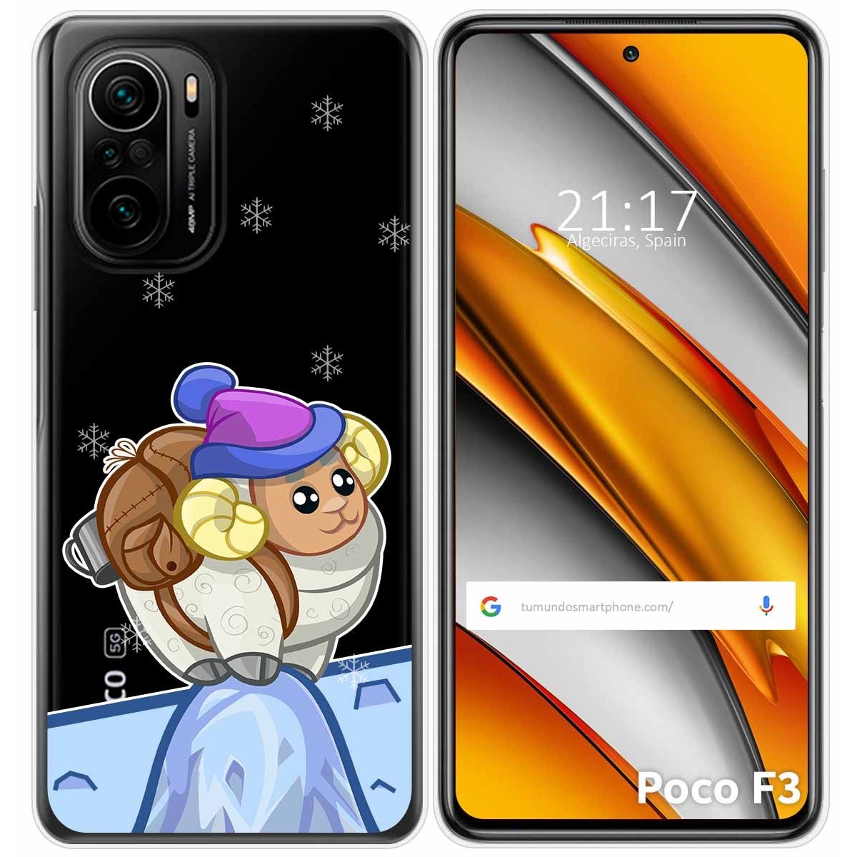 Funda Gel Transparente para Xiaomi POCO F3 5G / Mi 11i 5G diseño Cabra Dibujos