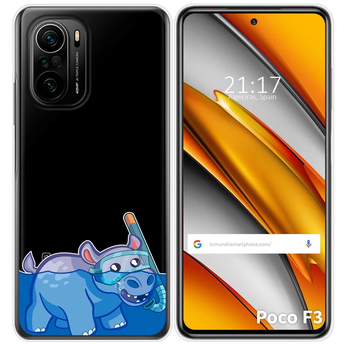 Funda Gel Transparente para Xiaomi POCO F3 5G / Mi 11i 5G diseño Hipo Dibujos
