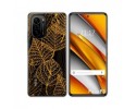 Funda Gel Transparente para Xiaomi POCO F3 5G / Mi 11i 5G diseño Hojas Dibujos